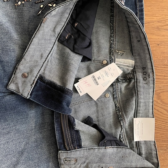 WHBM Embellished Bootcut Jeans - Picture 4 of 12